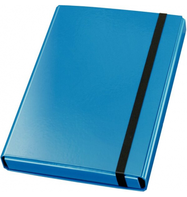 Heftbox VELOCOLOR&reg; 4443351, A4 hellblau, 4cm F&uuml;llh&ouml;he, Karton glanzkaschiert