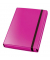 Sammelbox Velocolor A4, pink, 3 feste Innenklappen, Gummiband,