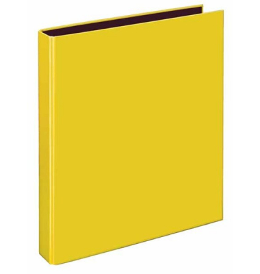 Ringbuch VELOCOLOR® 1141310, A4 2 Ringe 25mm Ring-Ø Pappe gelb