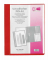 Schnellhefter VELOFORM 4741021, A4+, rot, Kunststoff, 80g, Vorderdeckel transparent