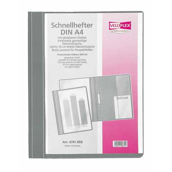 4000225040047 - Schnellhefter A4 grau 4000225040047 4741081 10 Stück 4000225040047 - Schnellhefter A4 grau 4000225040047 4741081 10 Stück