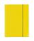 Zeichenmappe Velocolor 4432310, A3 gelb, Karton 350g, 3 Einschlagklappen, 1 Gummizug (ganze H&ouml;he)