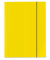 Zeichenmappe Velocolor 4432310, A3 gelb, Karton 350g, 3 Einschlagklappen, 1 Gummizug (ganze Höhe)