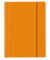Zeichenmappe Velocolor 4432330, A3 orange, Karton 350g, 3 Einschlagklappen, 1 Gummizug (ganze Höhe)
