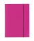 Zeichenmappe Velocolor 4432371, A3 pink, Karton 350g, 3 Einschlagklappen, 1 Gummizug (ganze Höhe)