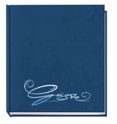 Gästebuch d-blau 205x240 m. Farbpräg.