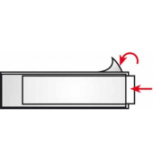 Beschriftungsschilder SK-Fenster 17 X 70mm