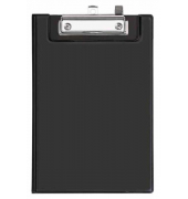 Klemmbrett 4805180 A5 schwarz Karton mit Kunststoffüberzug inkl Aufhängeöse 