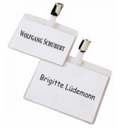 Namensschilder105 x 74 mm, Clip