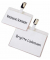 Namenschilder105 x 74 mm, Clip
