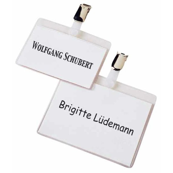 4000225060236 - Namensschilder105 x 74 mm Clip 4000225060236 2021000 25 Stück