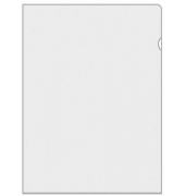 Sichthüllen 4546100, A4, transluzent genarbt, oben & rechts offen, 