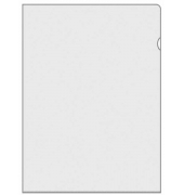 Sichthüllen 4545000 Standard, A4, klar glatt, oben & rechts offen, 0,13mm