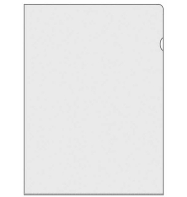 Sichthüllen 4545000 Standard, A4, klar glatt, oben & rechts offen, 0,13mm