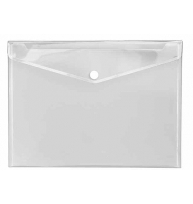 Dokumententasche Crystal 4520100, Din A3 quer, transparent farblos, Polypropylen (PP), Klettverschluss