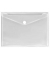 Dokumententasche Crystal 4530100, Din A4 quer, transparent farblos, PP-Vollkunststoff, Klettverschluss