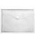 Dokumententasche Crystal 4550100, Din A5 quer, transparent farblos, PP-Vollkunststoff, Klettverschluss