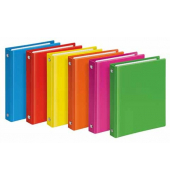 Ringbuch VELOCOLOR® ohne 1164300, A6 4 Ringe 13mm Ring-Ø PVC farbig sortiert