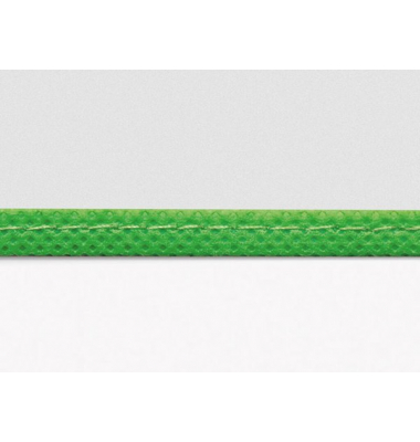 Buchhülle 285 mit Lasche grün grüner Rand