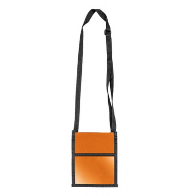 Brustbeutel Velocolor orange 135x175mm aus Polyester