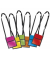 Brustbeutel Velocolor farbig sortiert 13x17x5cm Polyester