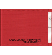 Document Safe 1, Schutzhülle passend für eine Karte, rot, geeignet