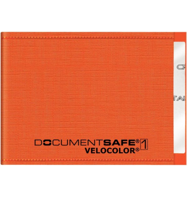 Document Safe 1, Schutzhülle passend für eine Karte, orange, geeignet