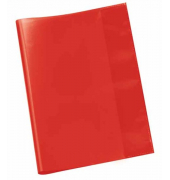 Hefthülle A5 PP rot transparent