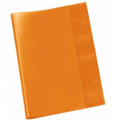 Hefthülle A5 PP orange transparent