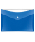 Dokumententasche Velocolor 4550150, Din A5 quer, blau, PP-Vollkunststoff, Druckknopf