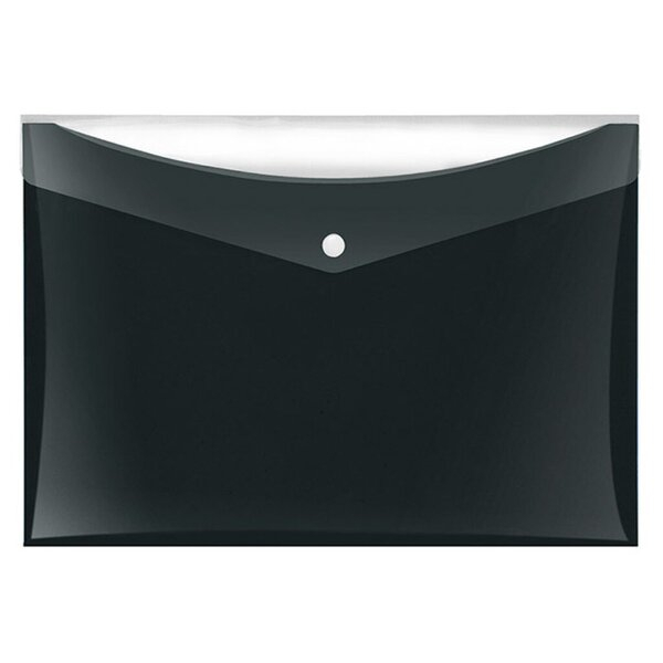 4000225072482 - Dokumententasche Velocolor 4530180 A4 schwarz PP-Vollkunststoff Druckknopf 4000225072482 6 Stück