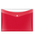 Dokumententasche Velocolor 4530120, Din A4 quer, rot, PP-Vollkunststoff, Druckknopf