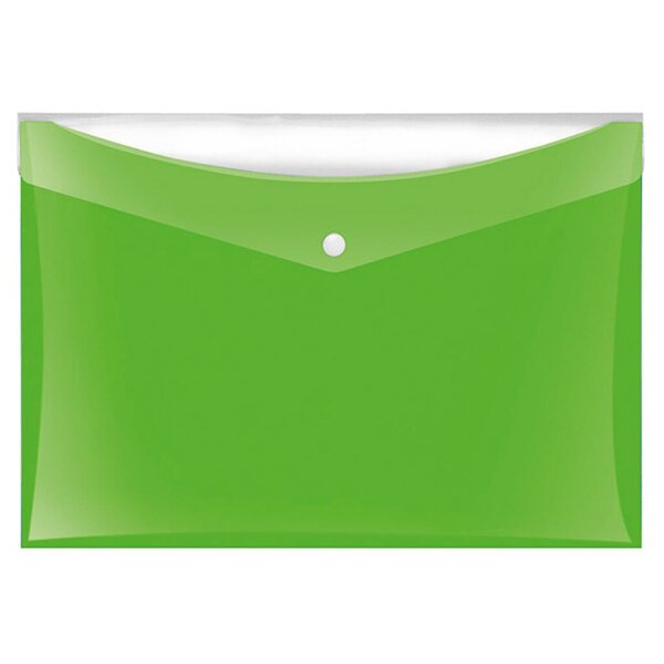 4000225072567 - Dokumententasche Velocolor 4530140 A4 grün PP-Vollkunststoff Druckknopf 4000225072567 6 Stück