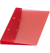 Ringbuch Diamond ohne 1151421, A5 2 Ringe 20mm Ring-Ø Polypropylen rot