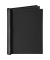 Klemmbinder VELOCOLOR 49443.sw, A4 schwarz, für ca. 150 Blatt, Karton