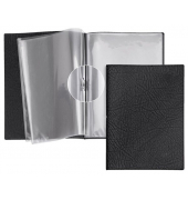 Sichtbuch Vintage 4402680, schwarz, A4, mit 10 H&uuml;llen, regeneriertes Leder