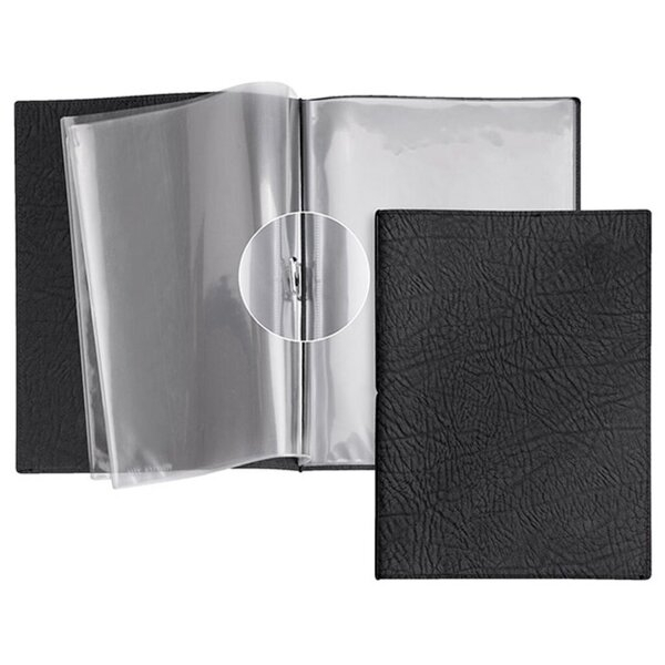 4000225074967 - Sichtbuch Vintage 4402680 schwarz A4 mit 10 Hüllen regeneriertes Leder 4000225074967 Veloflex