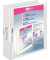 Präsentationsringbuch VELODUR® 1141190, A4 2 Ringe 40mm Ring-Ø Pappe/PP-Folie, 2 Außentaschen, weiß