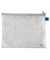 Dokumententasche - 2704000, Din A4 quer, transparent blau, PVC-Folie, Rei&szlig;verschluss