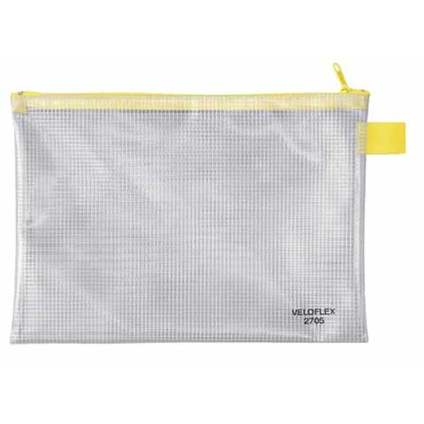 4000225270512 - Dokumententasche 2705000 A5 transparent gelb PVC-Folie Reißverschluss 4000225270512 10 Stück