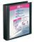Präsentationsringbuch VELODUR® 4147180, A4 2 Ringe 30mm Ring-Ø Pappe/PP-Folie, 2 Außentaschen, schwarz