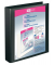 Präsentationsringbuch VELODUR® 4148180, A4 4 Ringe 30mm Ring-Ø Pappe/PP-Folie, 2 Außentaschen, schwarz