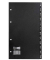 Register 12tlg schwarz Hart PVC 210x112x120 mm
