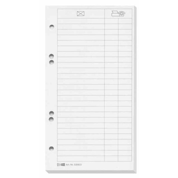 4000225535802 - Karton Ersatzeinlagen f4152 fFax uTele 25 Bl 4000225535802 5358000