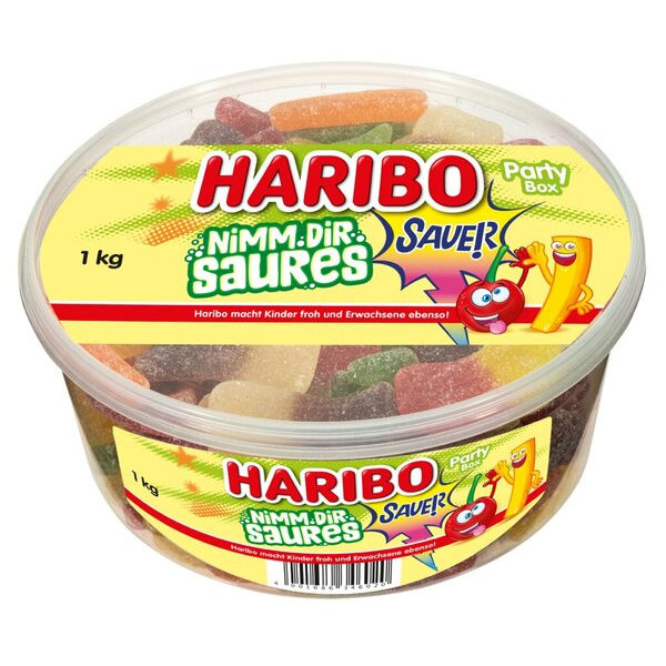 4001686346020 - Nimm Dir Saures 1 KG Party Box Saure Fruchtgummi Mischung 4001686346020 249375 4001686346020 - Nimm Dir Saures 1 KG Party Box Saure Fruchtgummi Mischung 4001686346020 249375