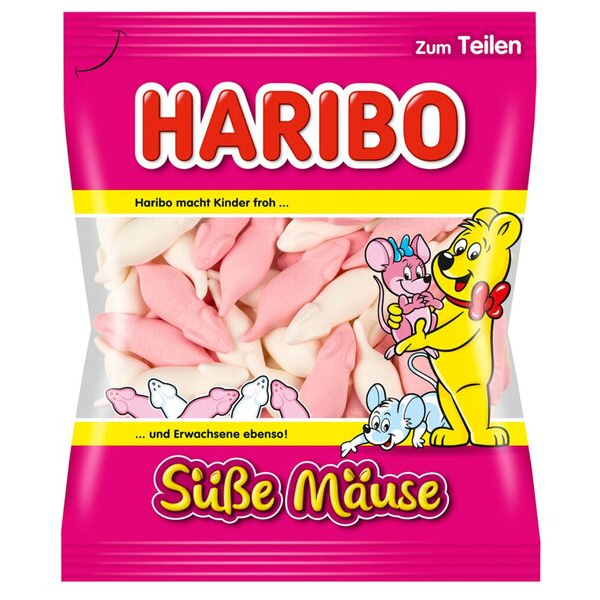 4001686407530 - Haribo Süße Mäuse 175g weiche Schaumzucker-Mäuse 4001686407530 4001686407530 - Haribo Süße Mäuse 175g weiche Schaumzucker-Mäuse 4001686407530