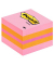 Haftnotizen 2051-P, Mini, 51x51mm, farbig sortiert (orange/pink gelb), quadratisch
