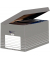 Archivcontainer Tric 400061159, A4, grau, Pappe