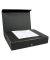 Heftbox 400000985, A4 schwarz, 6cm Füllhöhe, Recycling-Hartpappe