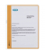 Klemmhefter Smart Line 400001025, A4 gelb, für ca. 10 Blatt, Recyclingkarton 250g